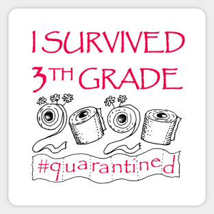 I Survived 3th Grade 2020 Sticker